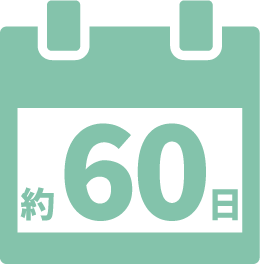 物件確定から開店まで約60日